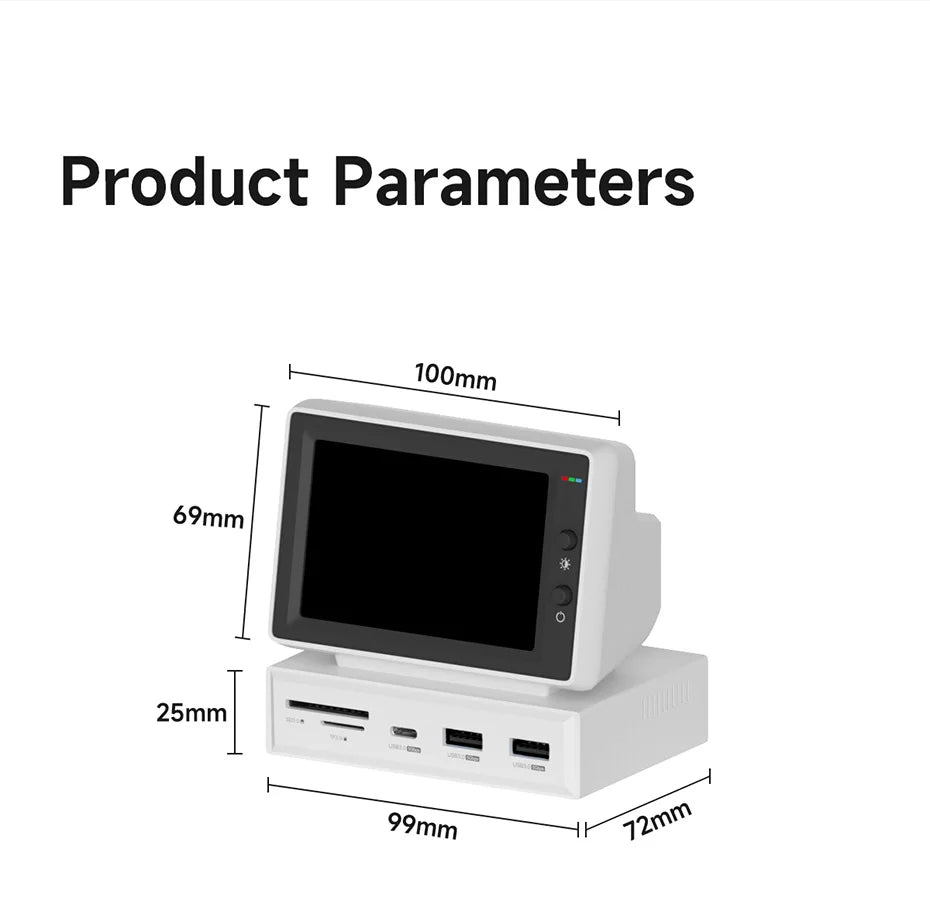 Hagibis 3.5inch IPS Mini